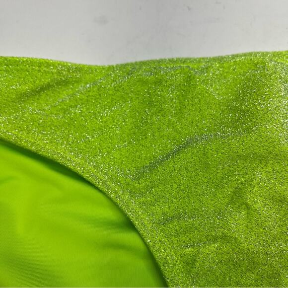 Good American Sparkle low rise brief electric lime - 3 (large) - Picture 5 of 9